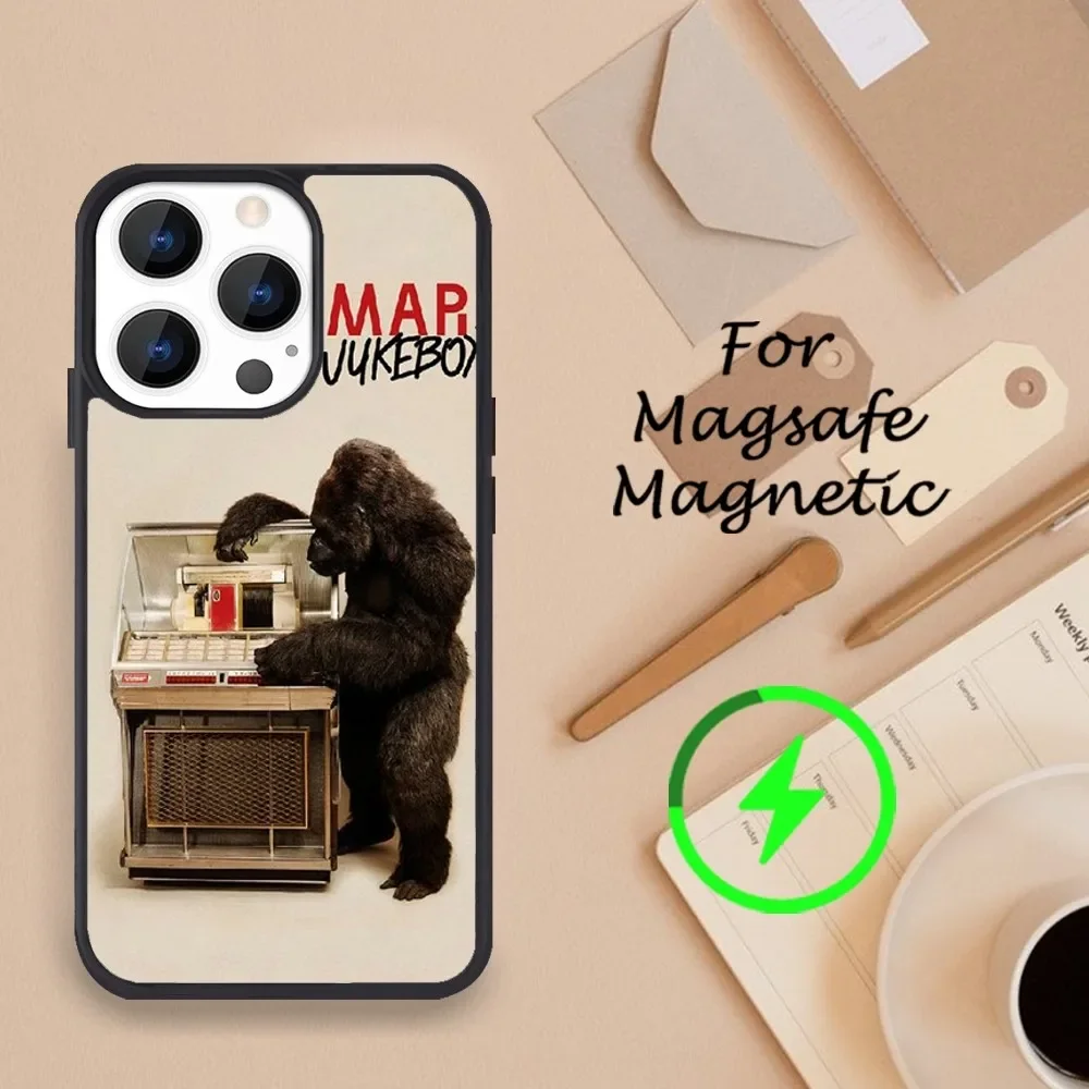 Чехол для телефона Singer B-Bruno Mars iPhone 11 12 13 14 15 Pro Max Plus Mini X Magsafe магнитный