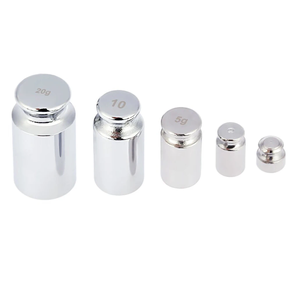 

1g 2g 5g 10g 20g Carbon Steel Calibration Weight Set with Zinc Plating Weight for Digital Scales