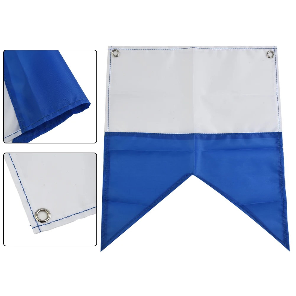 

Scuba Dive Dive Boat Flag Sign Spare Parts Seawater Resistant 35x30cm/72x60cm Accessories Blue White Lightweight