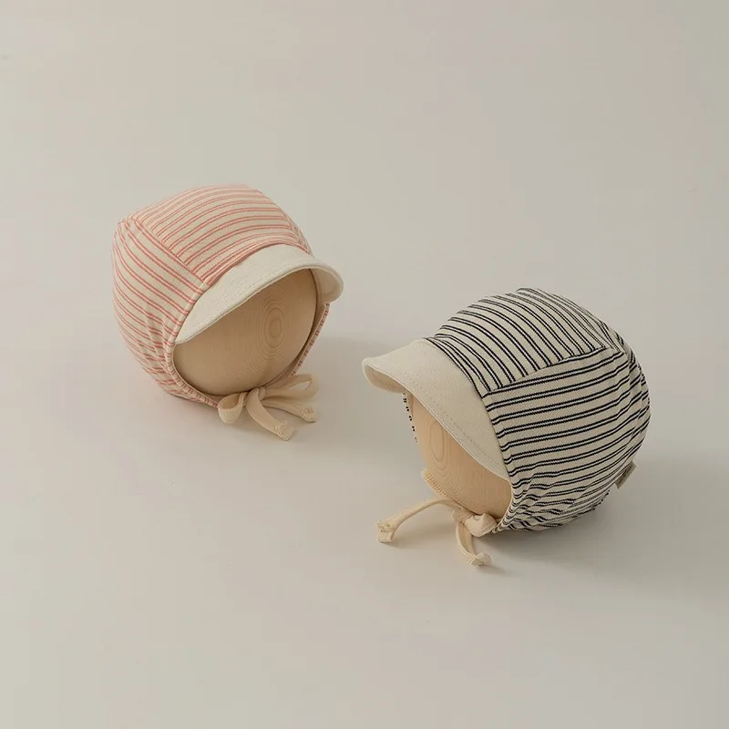 Художественная Детская Шапка Унисекс Милый Полосатый Хлопковый И Полиэстер