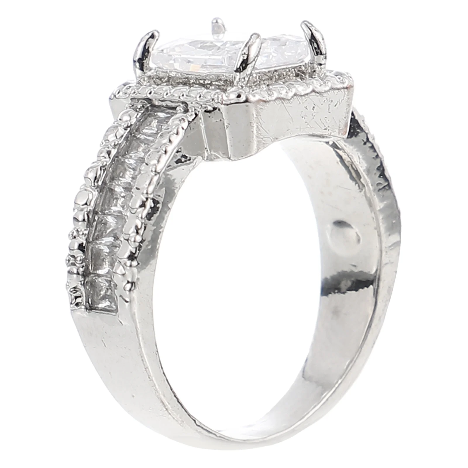 

Ring Zirconjewelry Silver Prom Cubic Zirconia Rings For Stone Diamond Wedding Jewellery Engagement Gift