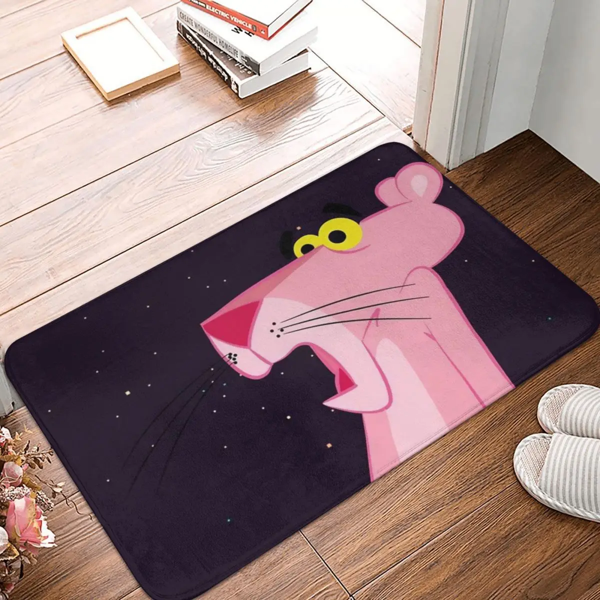 

Pink Panther Doormat Rug carpet Mat Footpad Bath mat Non-slip toilet Balcony Parlor durable Washable