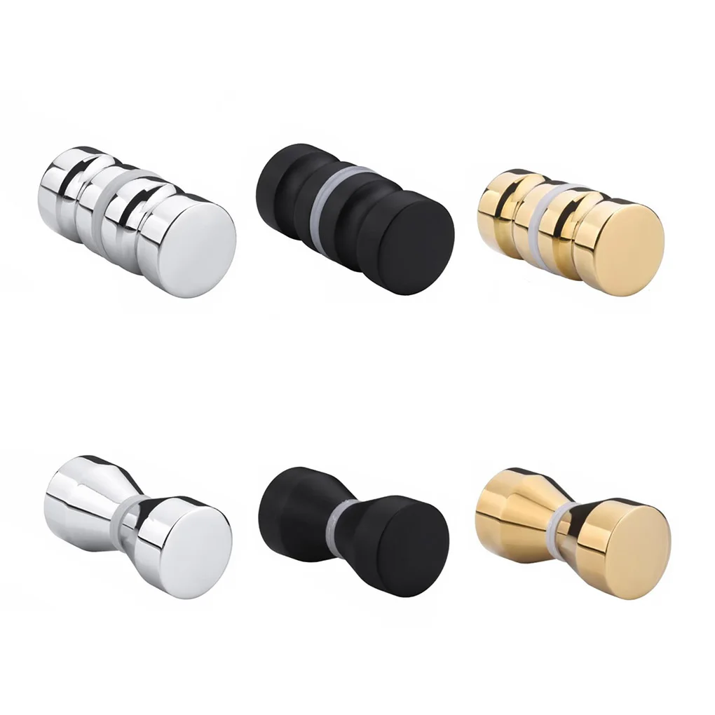 

Back-to-Back Glass Door Knob Bathroom Handle Home Improvement Hardware