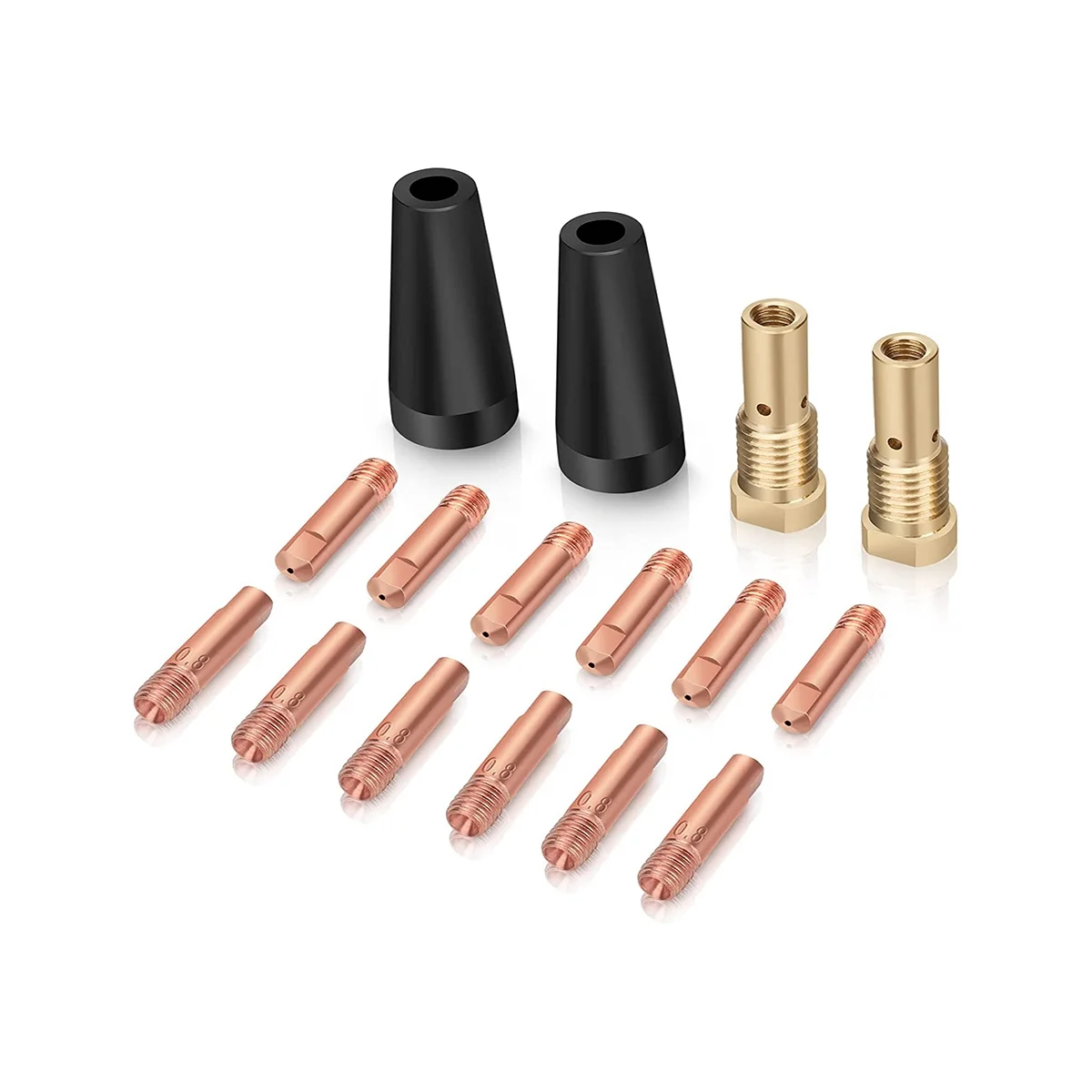 

16 шт., Флюсовые насадки для газовых насадок, 0,030 дюйма