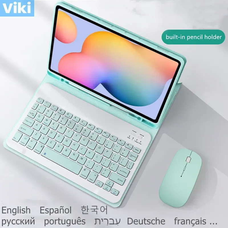 Чехол с магнитной клавиатурой для Samsung Galaxy A8 10 5 2021 SM-X200 SM-X205 чехол Funda Tab A 8