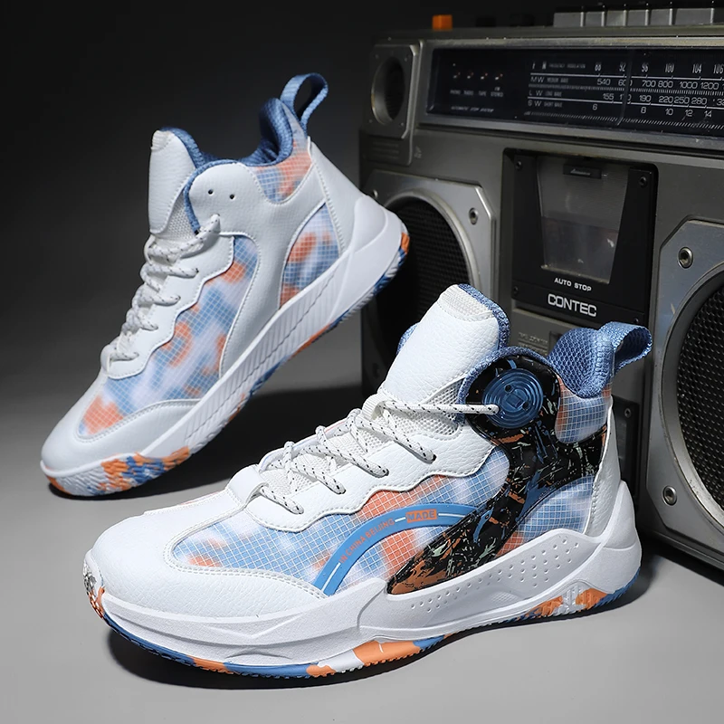 Basketball Sneakers Anti-skid High-top Couple Breathable Man Basketball Boots
