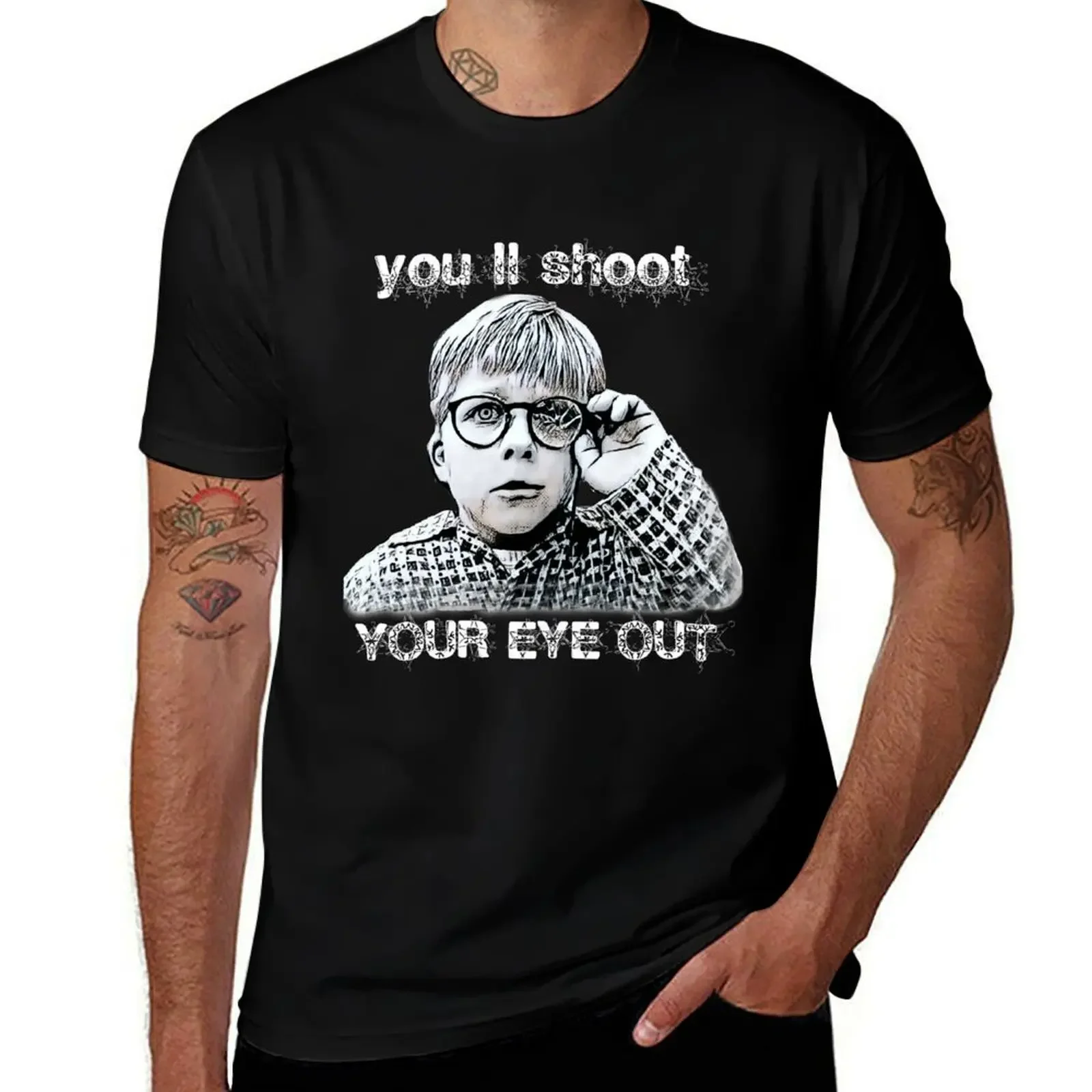 Youll Shoot your eye out Футболка с принтом животных для мальчиков симпатичная одежда