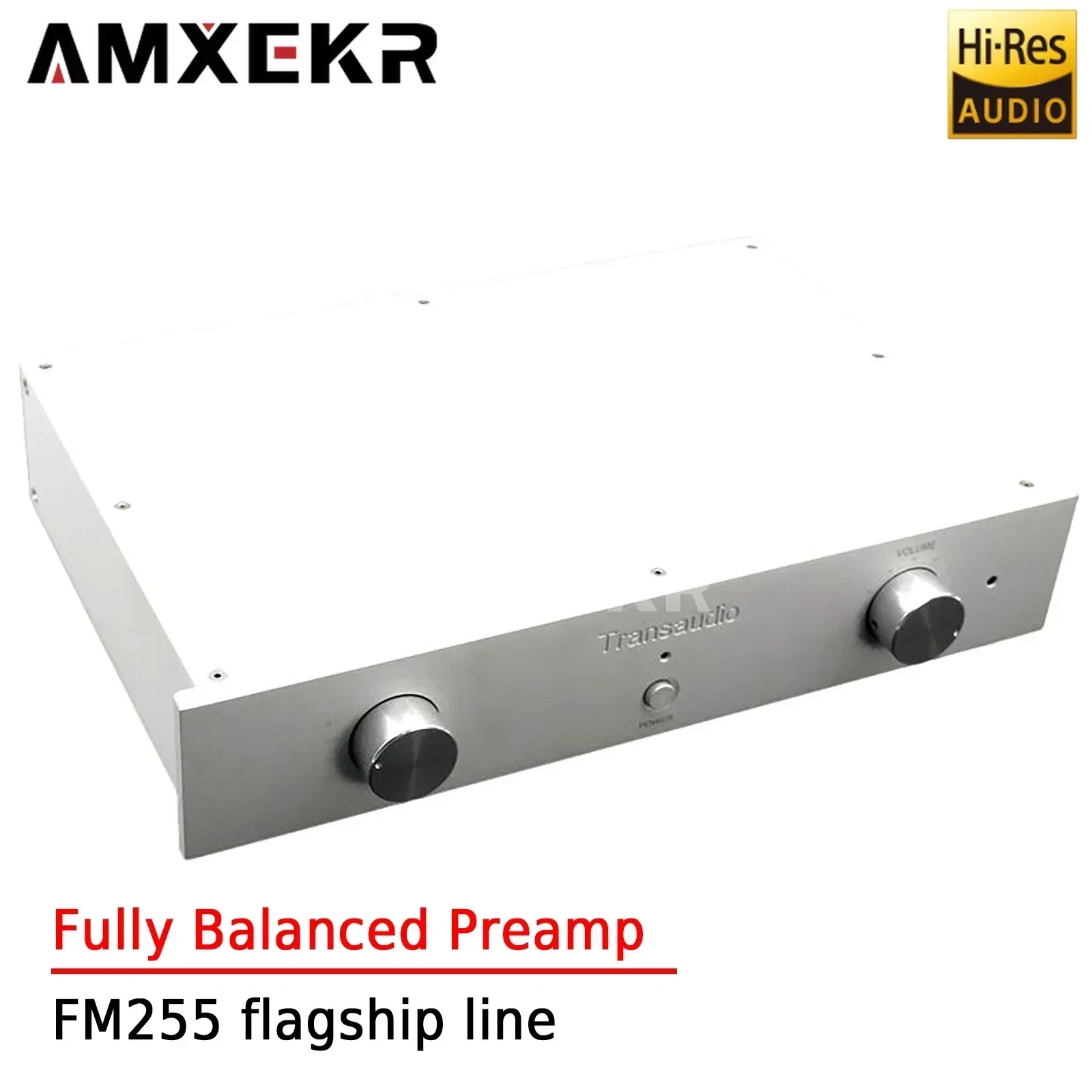 Фото Флагманская линия AMXEKR FM255, полностью балансный предусилитель с предустановленной препятствий, домашний кинотеатр, прямые продажи с фабрики, фонокоррекционный предусилитель №1
