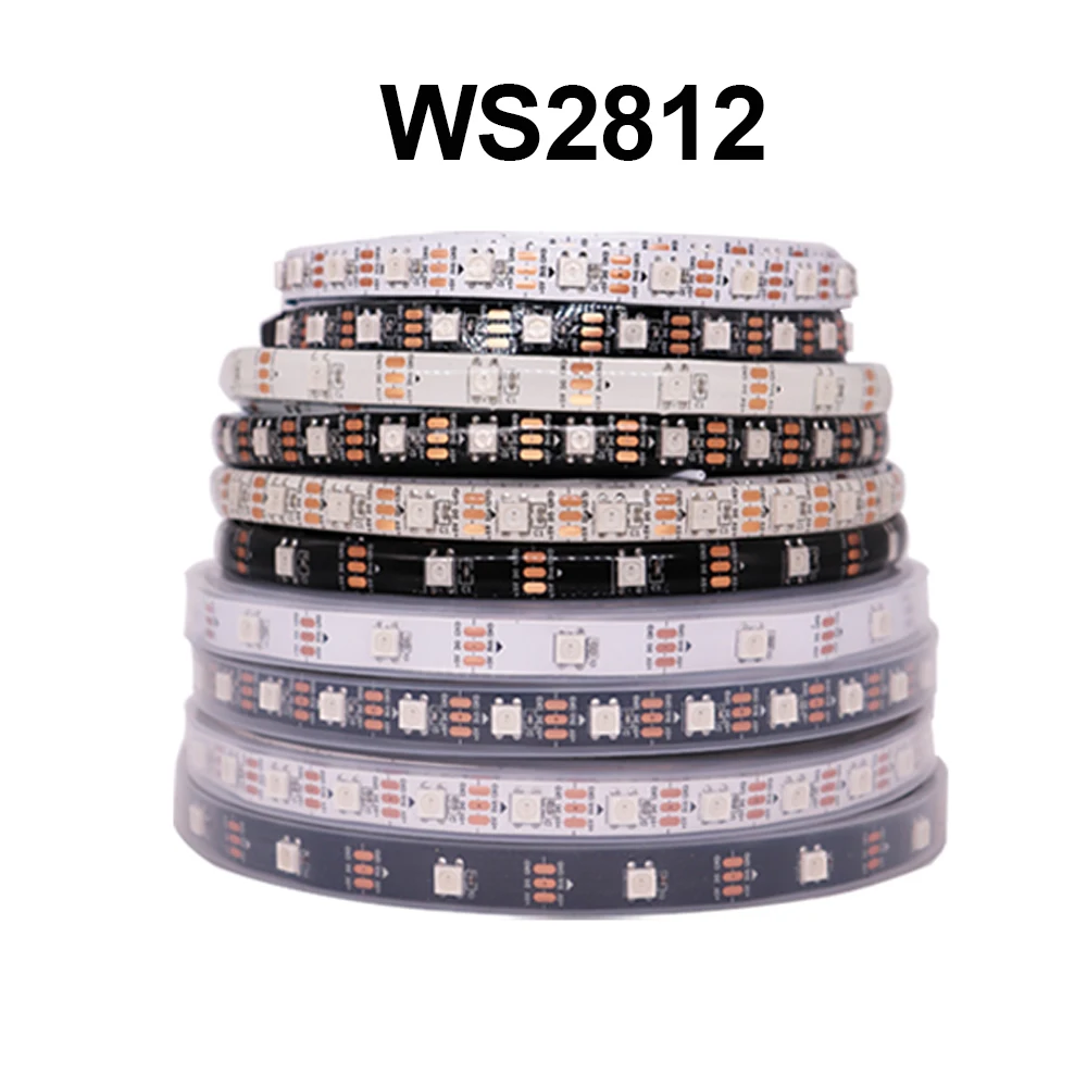 

TNALANT Умная RGB светодиодная лента WS2812 DC5V DC12V