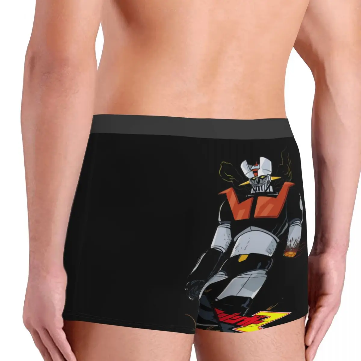 Новинка боксеры шорты трусы мужские Mazinger Z аниме персонаж робот нижнее белье