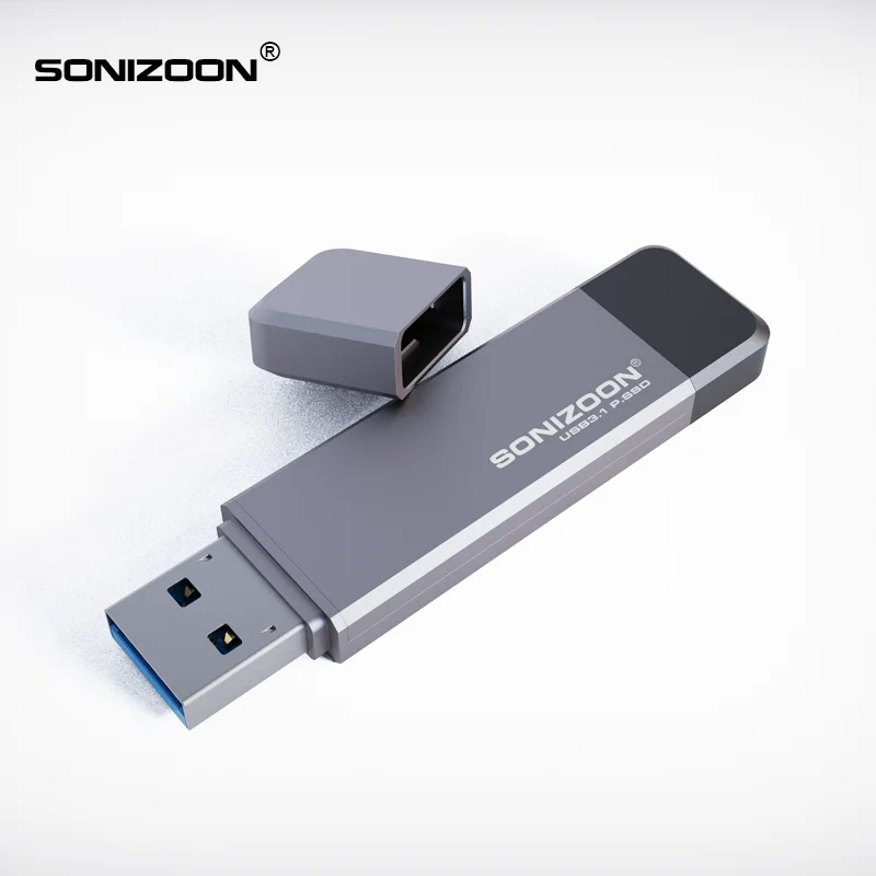 Портативный твердотельный USB-накопитель SONIZOON PSSD USB 128 256/512 ГБ/ГБ внешний