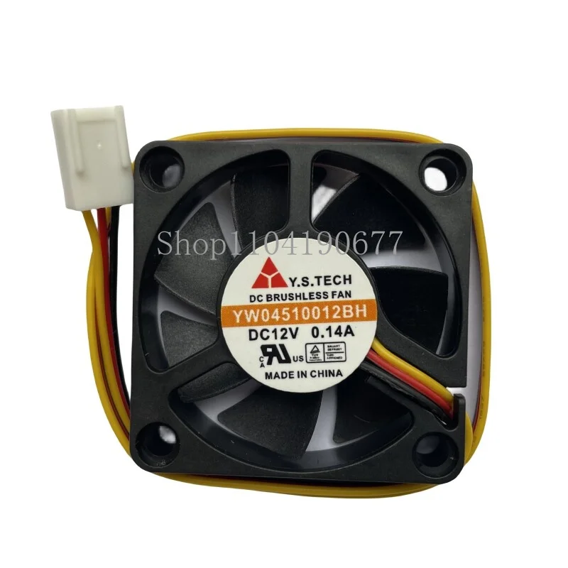 Для Y.S.TECH 4 5 см 45*45*10 YW 04510012 BH LM DC12V 0 14A 3-проводной вентилятор
