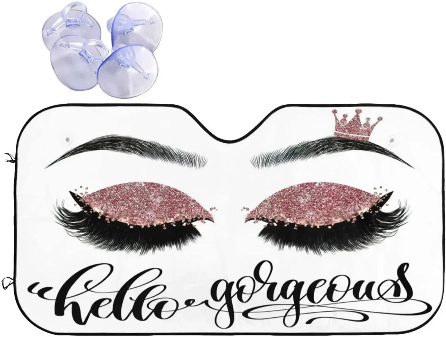 Забавная девушка Hello великолепный автомобильный солнцезащитный козырек для