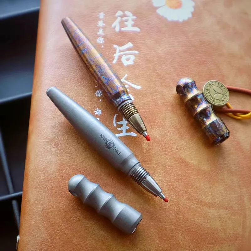 1 шт. титановая ручка шариковая фирменная канцелярские принадлежности подарок