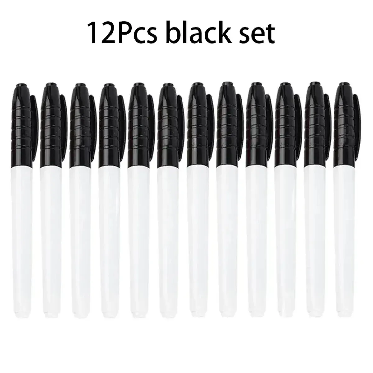 

12 цветов/набор, ультратонкий наконечник, маркеры для сухого стирания 0,5 мм, стираемые маркеры для доски для школы, офиса, м...