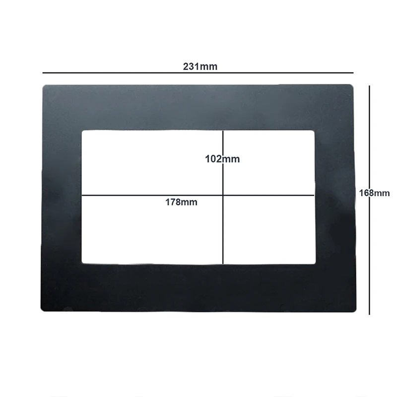 Auto 2 din frame Car Dvd player Fascia Replacement Trim Universal Audio