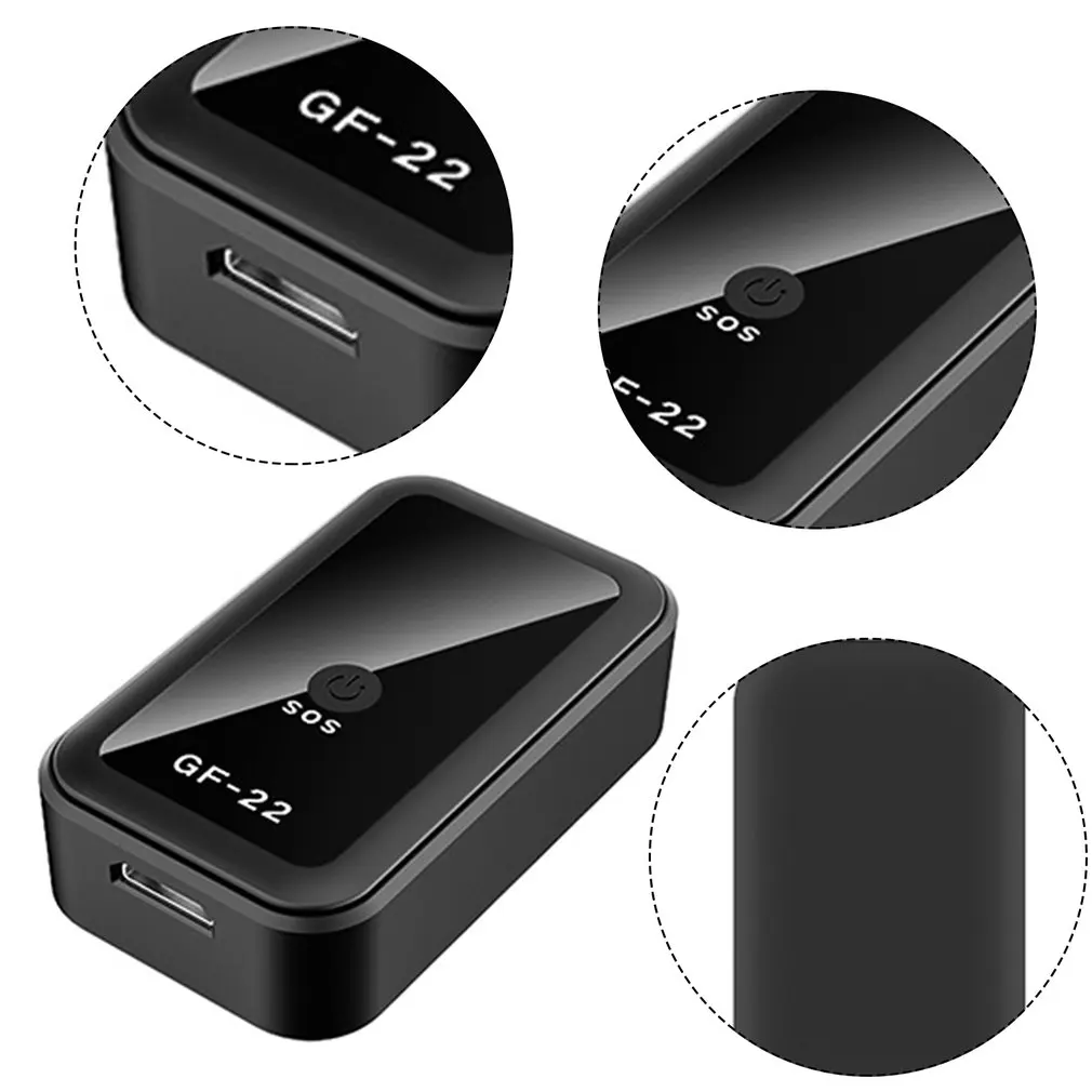 

Mini GF-22 Car Tracker GPS Locator Anti-Lost Recording Tracking Device With Voice Control Phone Wifi + LBS + AGP Position Hot