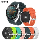 FIFATA 22 мм, с силиконовым ремешком для Huawei Часы GT  GT2  GT2e  GT 2 Pro ремешок браслет для Honor часы GS Pro ремешок на запястье