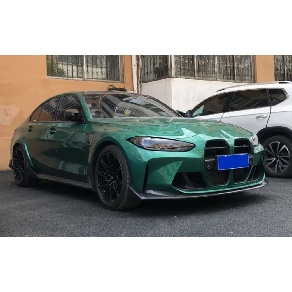 Автомобильный 5-ступенчатый передний спойлер-сплиттер CS для BMW G80 G82 G83 M3 M4 2021 2022