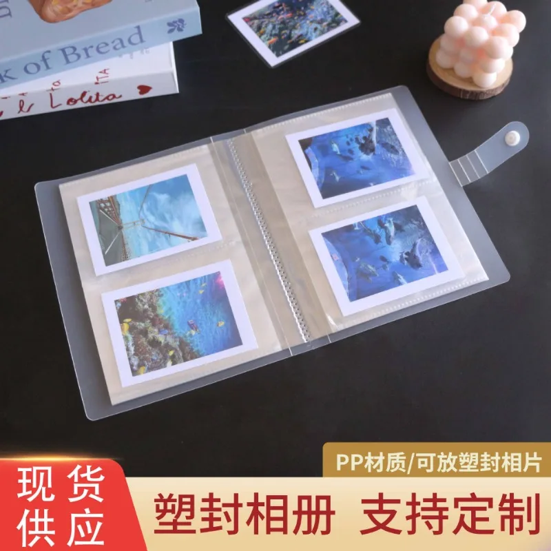 80-карманный фотоальбом из искусственной кожи в стиле ретро подходит для