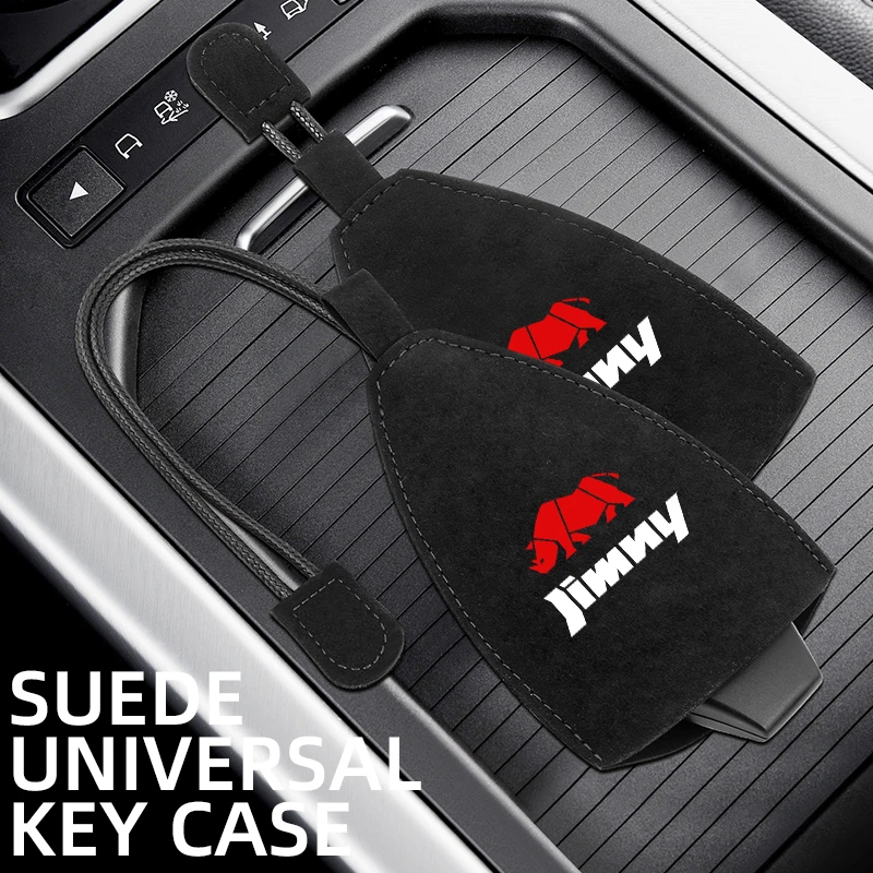 Сумка для ключей на шнурке из мягкой замши и кожи органайзер автомобильных чехол