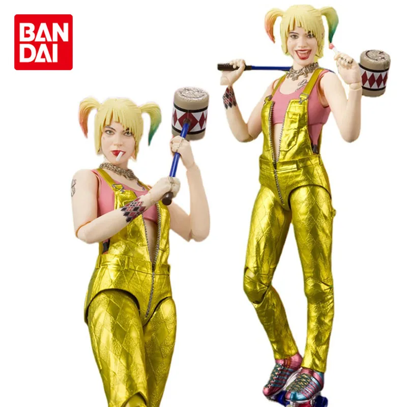 

Фигурка Bandai из аниме «Птицы добычи», подвижная шарнирная экшн-фигурка Harleen Quinzel, подарок для мальчиков и девочек