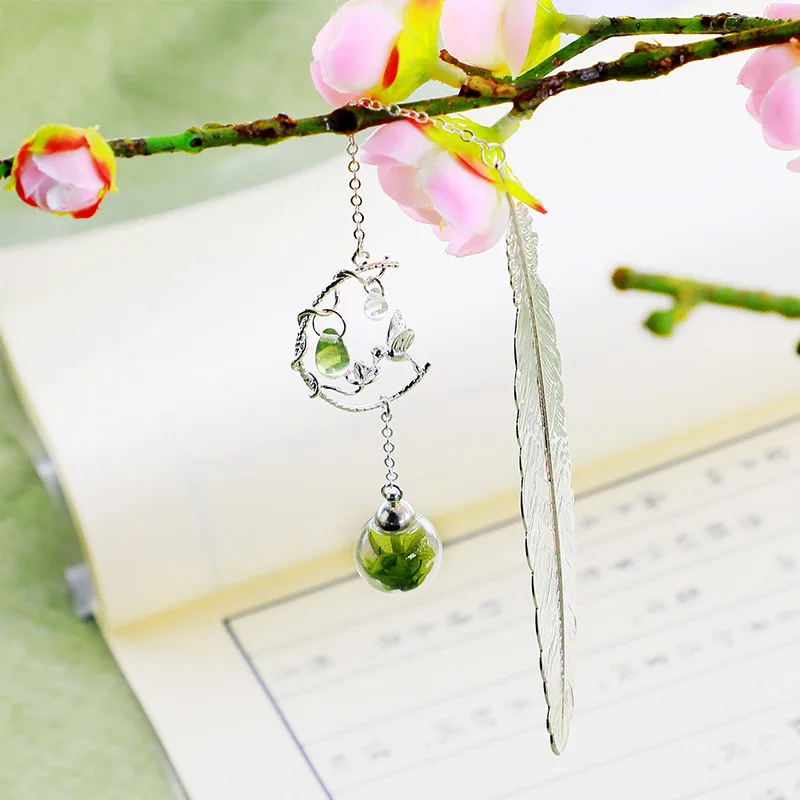 Металлические перьевые закладки для книг детей канцелярские принадлежности