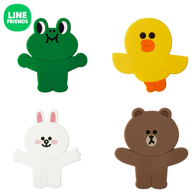 

Линия друзей кавайный коричневый клей Салли Леонард силиконовый магнитный крючок мультяшная симпатичная застежка для ключа магнитная нак...