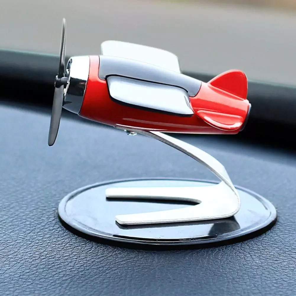 

Car Interior Accessories Solar Airplane Model Center Console Decoration Air Freshener Car Perfume Personality Decoration
