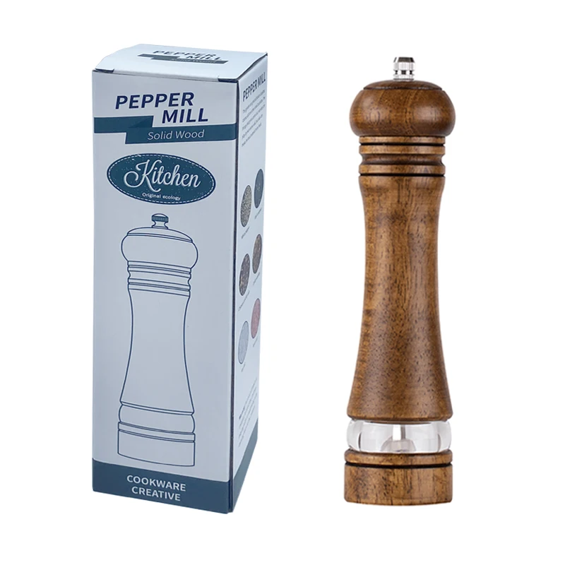 

Деревянная ручная мельница для соли и перца