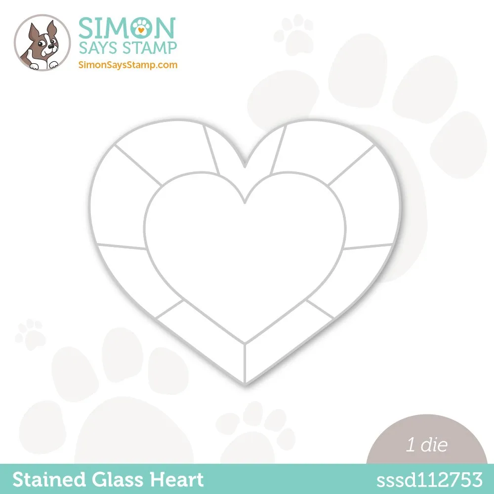 

Stained Glass Heart Valentine's Day Words Cutting Dies New December 2022 for Scrapbooking Paper Making Frames Card Craft