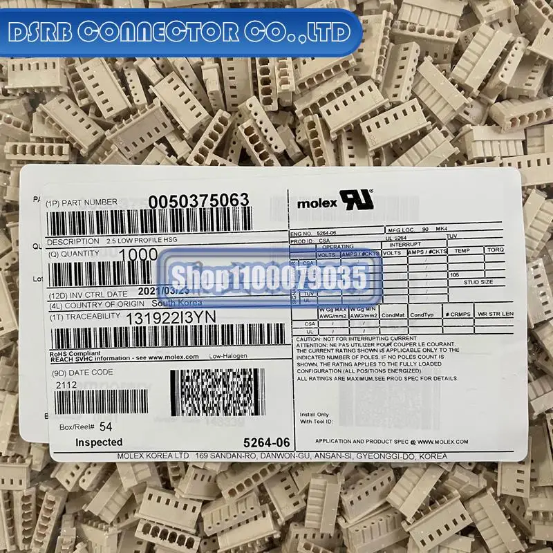 

1000 шт./партия, новые и оригинальные 5037-5063 50375063 50-37-5063 5264-06