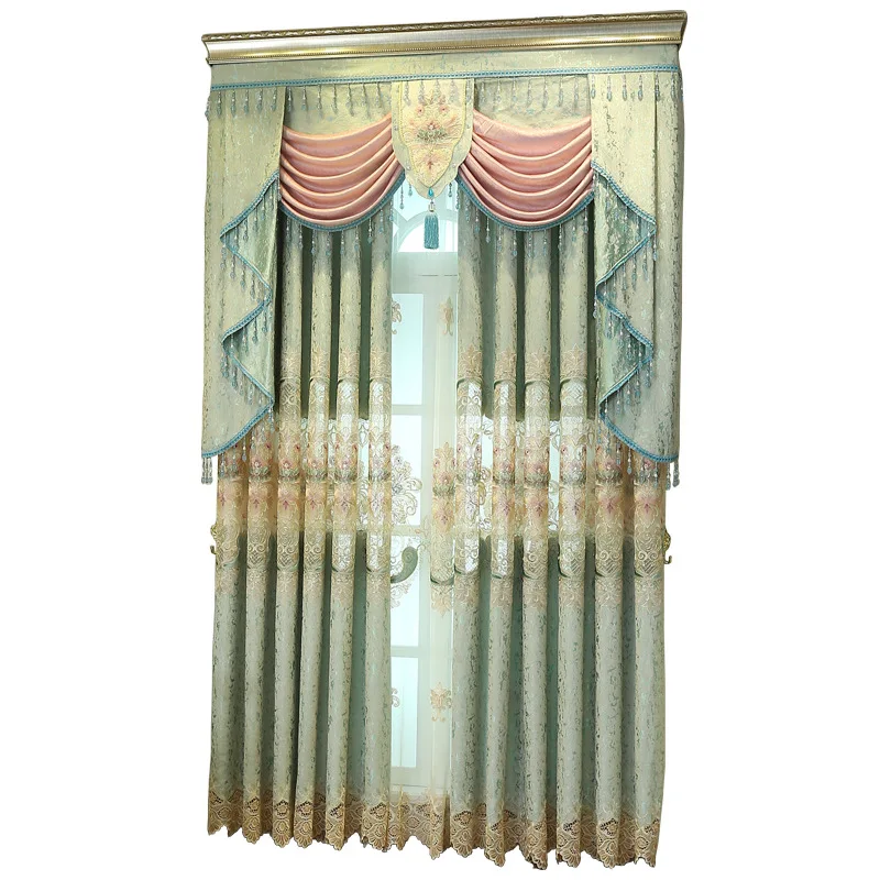 Шторы для гостиной столовой спальни новая пасторальная ткань из синели с