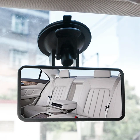 Автомобильное зеркало заднего вида с поворотом на 360 градусов, Автомобильное зеркало заднего вида с присоской, универсальное заднее сиденье, детские автомобильные аксессуары