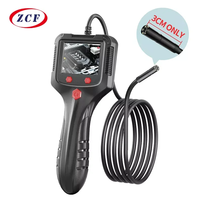 

2.4'' IPS Screen Industrial Endoscope Camera HD1080P 50 Meter Pipe Sewer Inspection Borescope IP68 Waterproof LED 2600mA