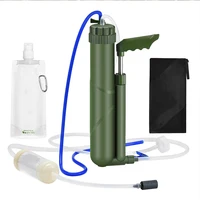 Camping Water Filter Safety Water Purifier Pump Filtration System Kit for Hiking Outdoor Emergency Survival Gear