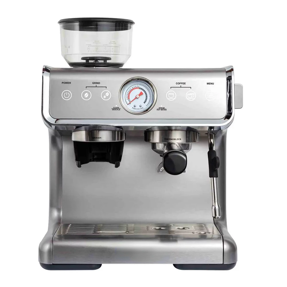 

Bollente Semi-Automatic Espresso - Silver - 2 Litre Water Tank