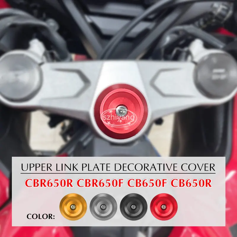 

For HONDA CBR650R CB650R CBR650F CB650F Motorcycle Upper Connecting Plate Screw Cap and the Front Fork Connecting Plate
