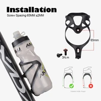 full carbon fibre bike water bottle holder mtb road bicycle bottle cage with 2pcs screws 3k ud cycling bottle accessories