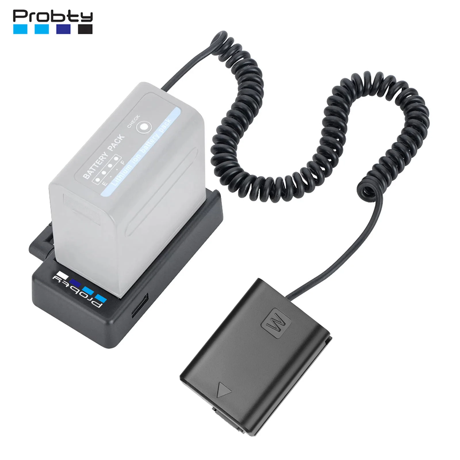 Параметры аккумулятора с адаптером аккумулятора NP-F для Sony NP-FW50 A7M2 A7II A7S A7R A7RII A6000 A6300 A6400 A6500