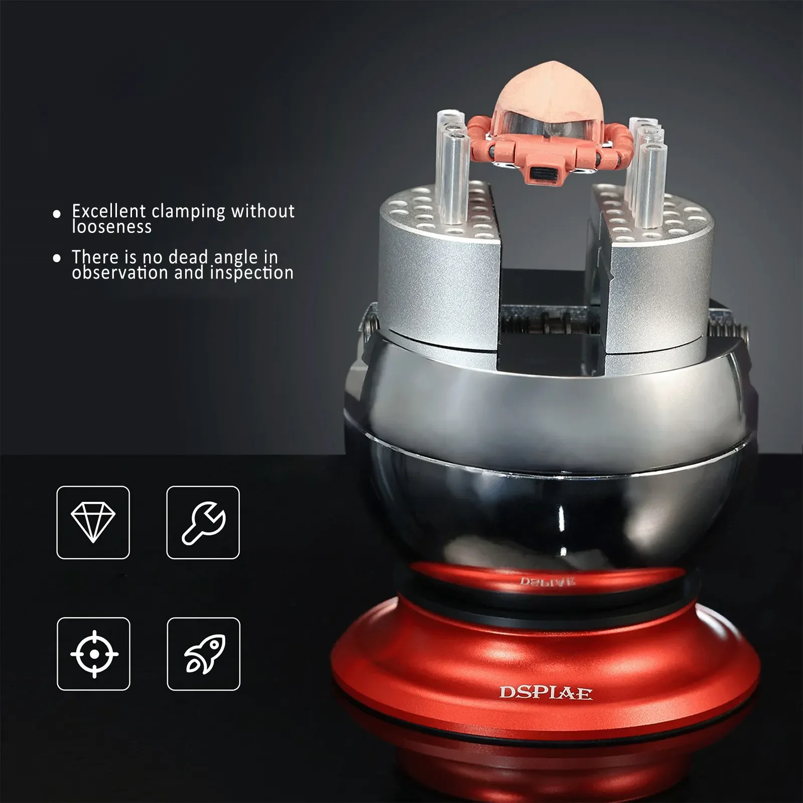 Всенаправленные сферические тиски DSPIAE AT-SV плоскогубцы с вращением на 360 градусов