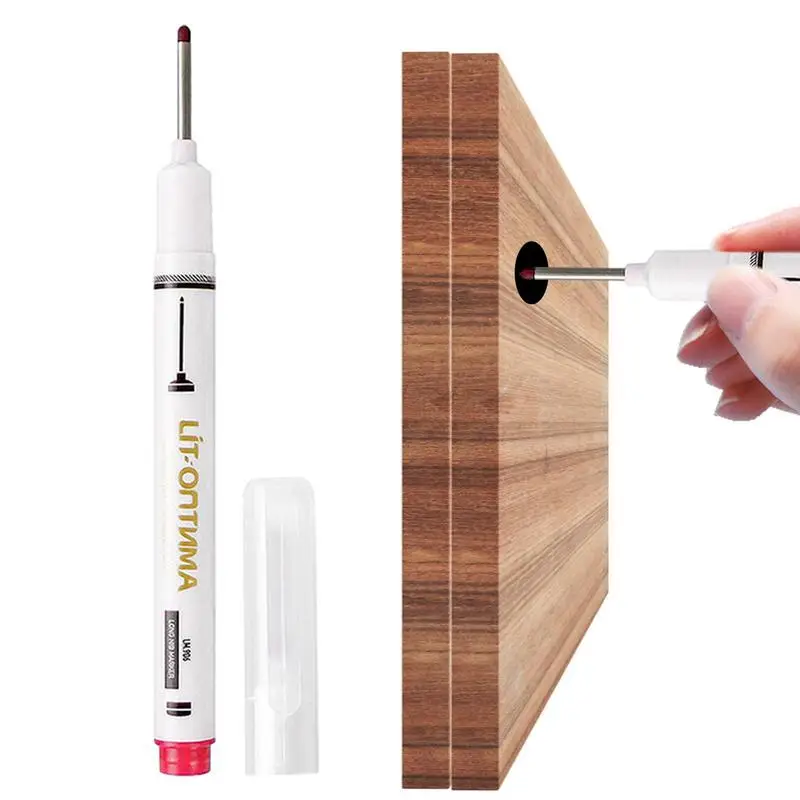 Long Nose Marker Long Marker Pencil Portable Deep Hole Construction Pencil For Metal Processing Glass Automobile Manufacturing