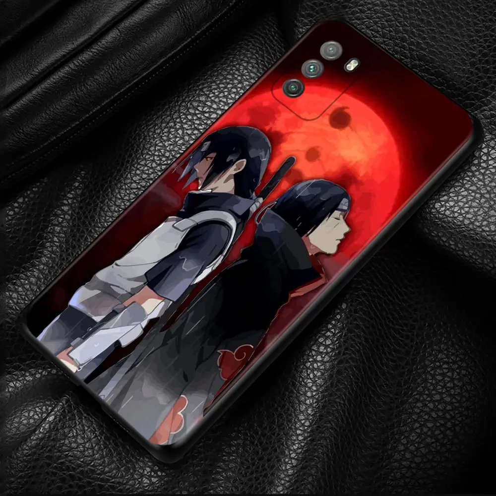 Чехол для Xiaomi Poco X3 NFC M3 M4 Pro чехол Mi 12 12X 11 10T Note 10 A2 Lite 9 SE 9T аниме удзумаки Наруто Red