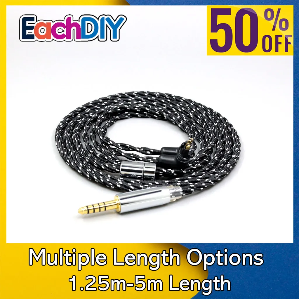 Фото Кабель для наушников OCC Mixed OFC Twisting Nylon для Sony MDR-EX1000 MDR-EX600 MDR-EX800 MDR-7550 LN008719 №2