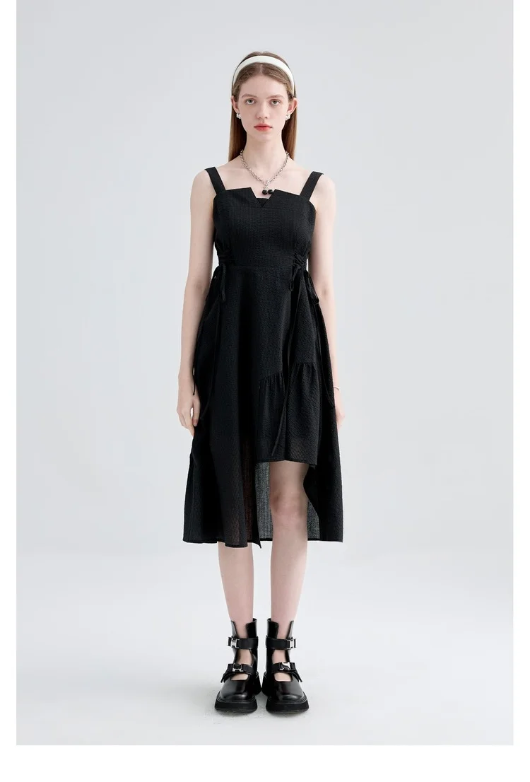 

Summer 2022 Robe Dress Women Irregular Long Party Dresses Sexy Tank Backless Spaghetti Strap Maxi Female Holiday Vestidos