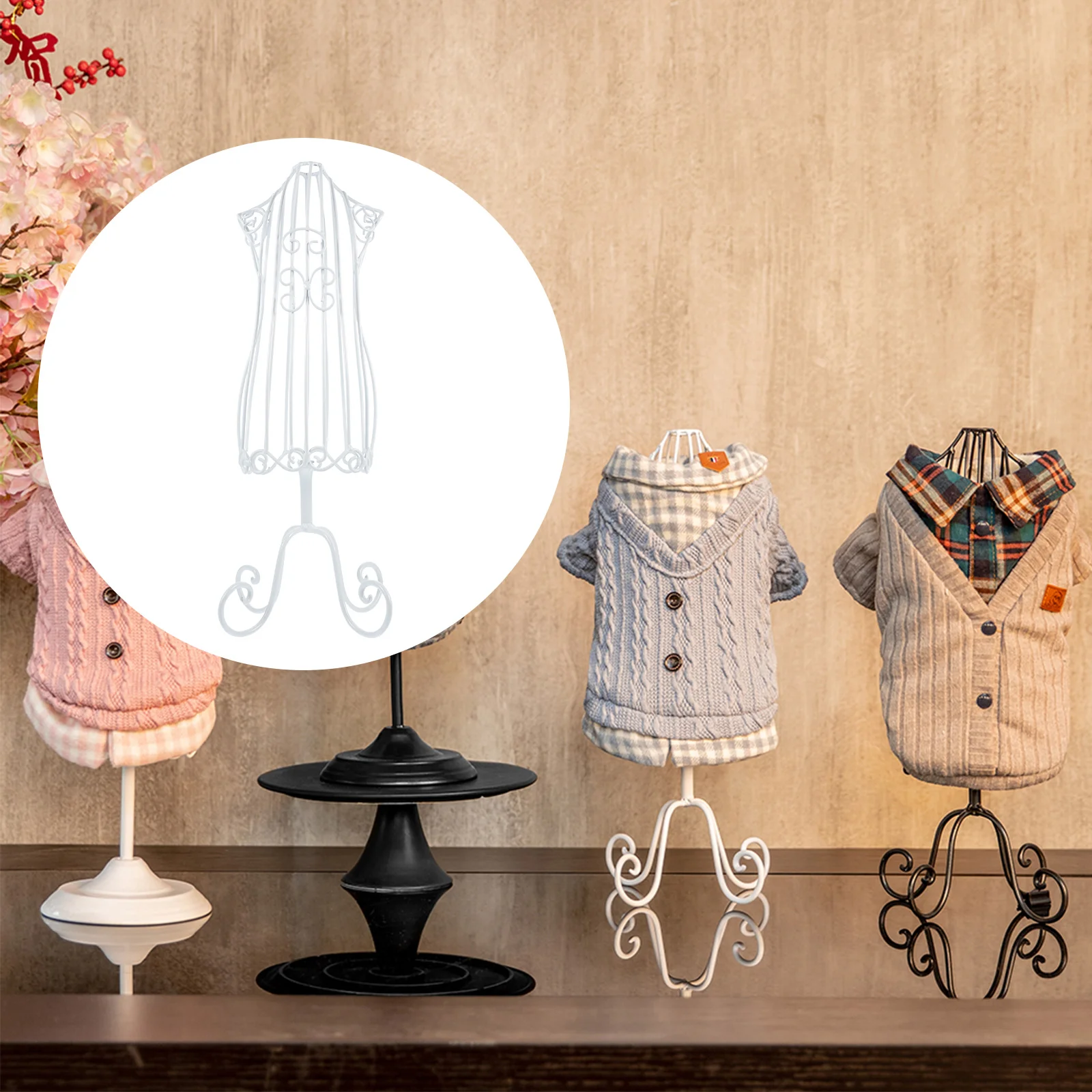 

Dress Mannequin Pet Display Clothing Hanger Dog Rackform Clothes Holder Apparel Stand Cloth Model Cat Mini Miniature Organizer