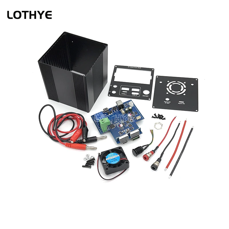 Fonte de Alimentação Habitação com Protocolo Completo Carga Rápida pd Liga Alumínio Escudo Personalizado Faça Você Mesmo Xys3580 Xys3606 dc Cnc Kit