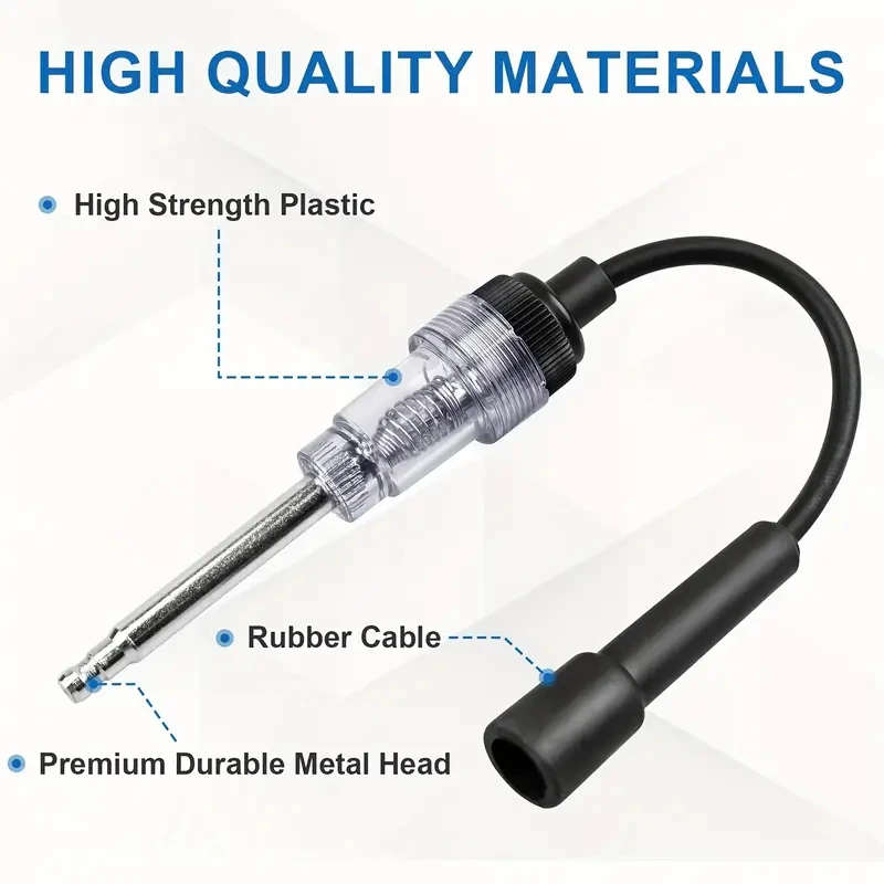 1 шт. автомобильный тестер зажигания детектор металлической головки быстрые