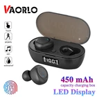 VAORLO Y30 TWS наушники Bluetooth 5,0 с зарядным чехлом беспроводные наушники 9D стерео с микрофоном спортивные водонепроницаемые игровые наушники