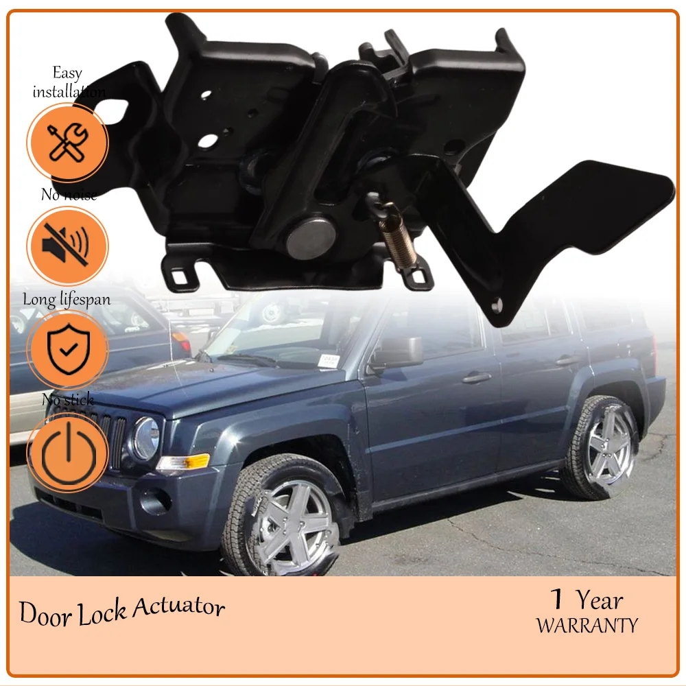 Фото Надежный механизм замка капота, калиброванный для Jeep Compass Patriot 2007-2017, прямая замена Mopar OEM 4589801AA №1